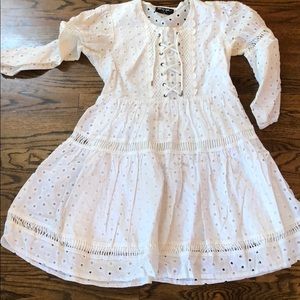 White Nasty Gal lace dress